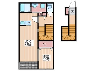 ポポラーレ中本の物件間取画像